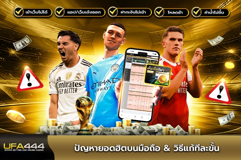 ปัญหายอดฮิตบนมือถือ & วิธีแก้ทีละขั้น